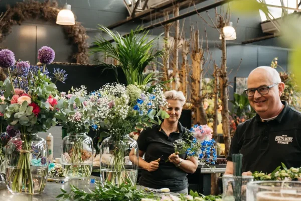 De ruimte van Postelmans Bloemisten op het terrein van FABRIEK59