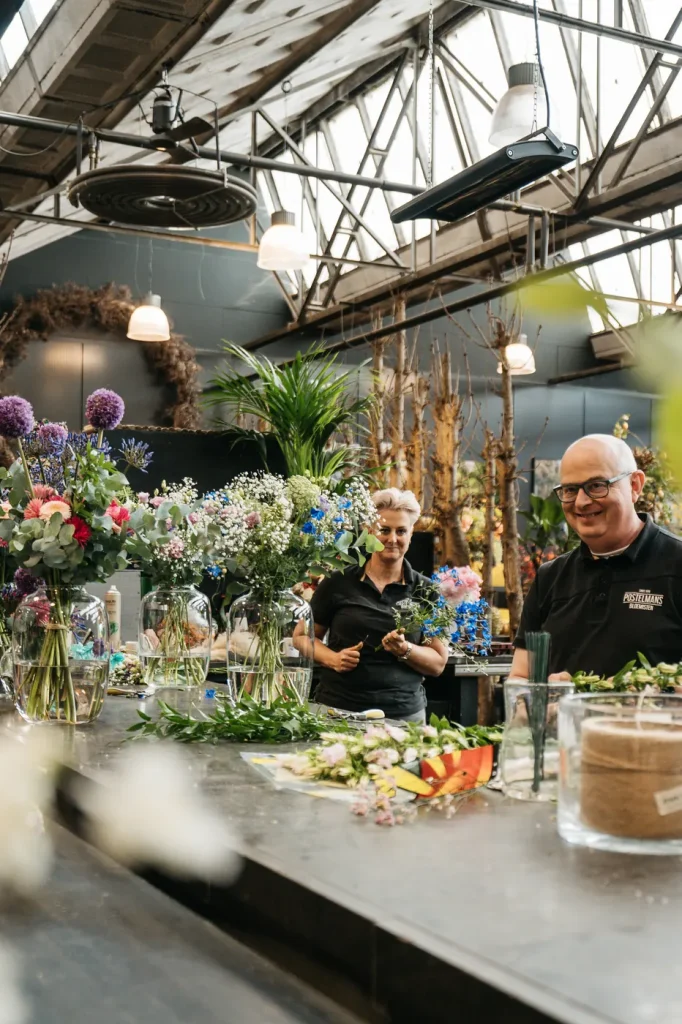 De ruimte van Postelmans Bloemisten op het terrein van FABRIEK59